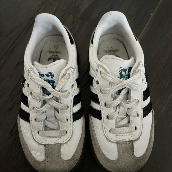 Adidas Samba OG Sneakers Kids Size 6K White Leather Low Top Indoor Soccer Shoe - Picture 7 of 7